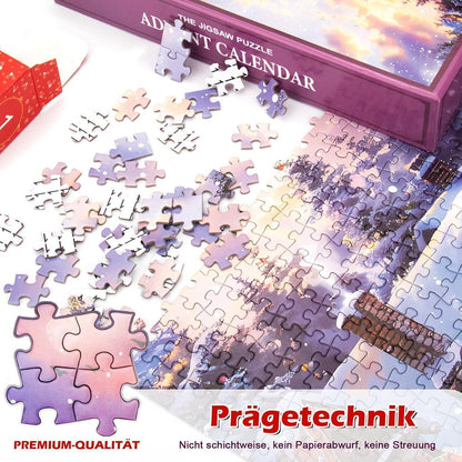 Adventskalender Puzzle 2026 Familienurlaub 1008 Teile 24