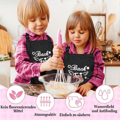 Kinderschürze Mädchen Baumwolle Malen Kochen Personalisiert