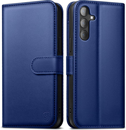Samsung Galaxy S24 Hülle Wallet Leder Flip Case Kartenfach