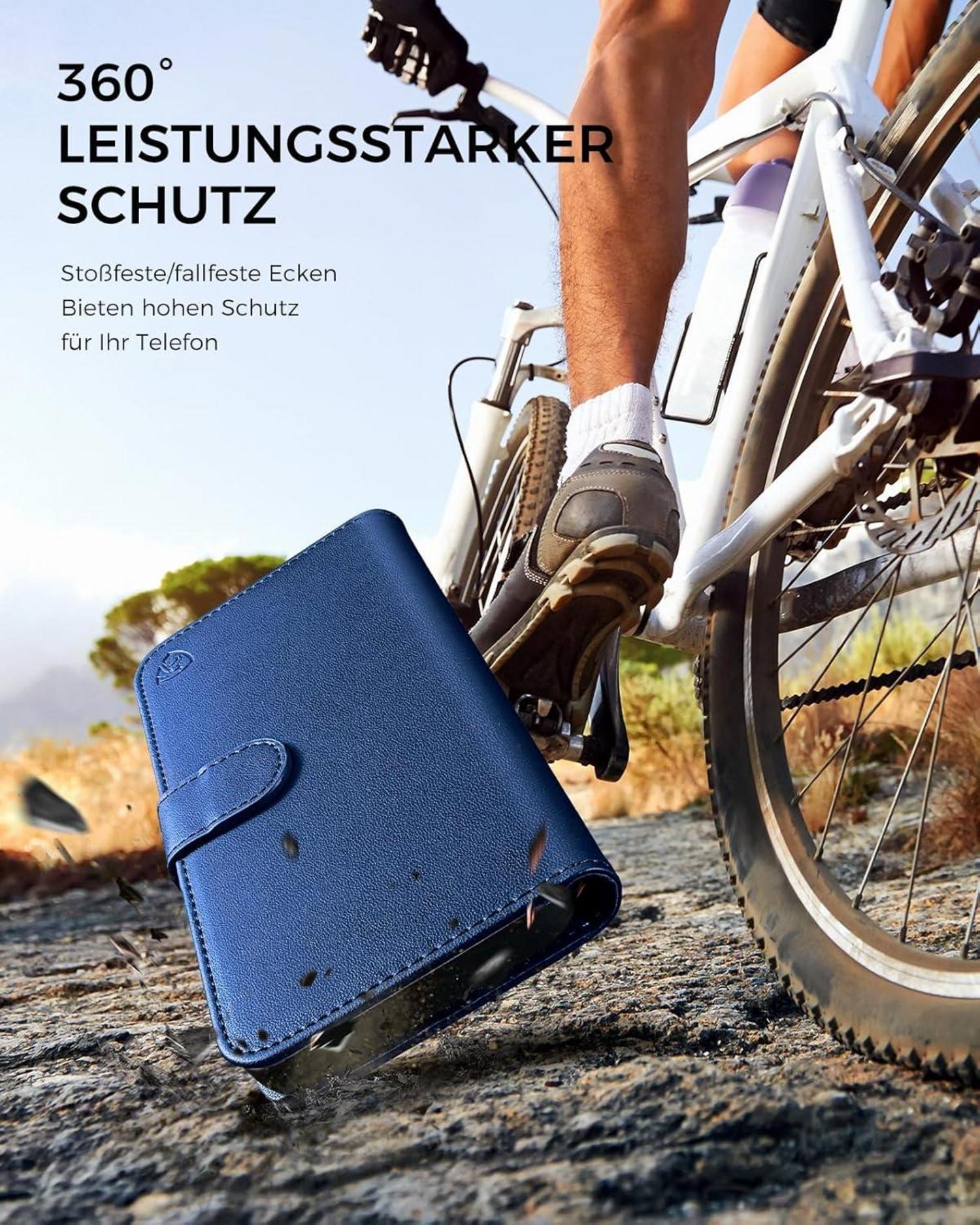 Samsung Galaxy S24 Hülle Wallet Leder Flip Case Kartenfach