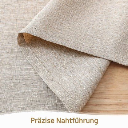 Leinendecke Tischdecke abwaschbar 130x160cm