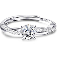 Verstellbarer Sterling Silber Ring für Damen – Gold & Silber
