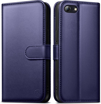Handyhülle iPhone SE 2022/SE 2020 Panzer Schutz Glas Blau