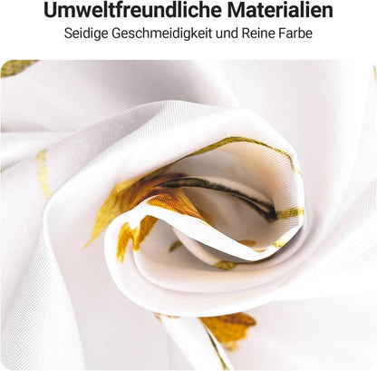 Duschvorhang Blume 120x200cm Antischimmel Textil waschbar 9er Pack