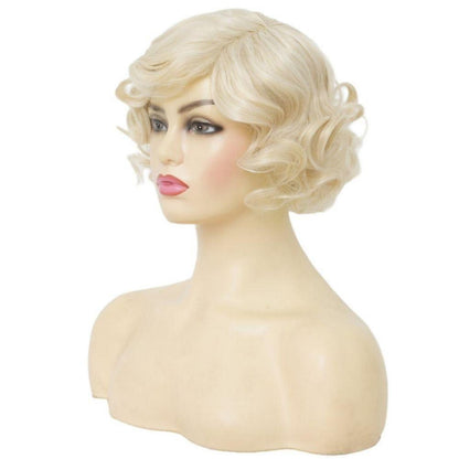 Blonde Fingerwelle Perücke – 1920er Jahre, Cosplay, Halloween
