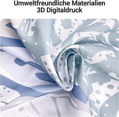 Duschvorhang U-Boot Seepferdchen 100x200cm - Antischimmel