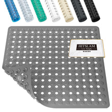 Rutschfeste Duschmatte Grau 53x53cm – Saugnäpfe, Schimmelresistent
