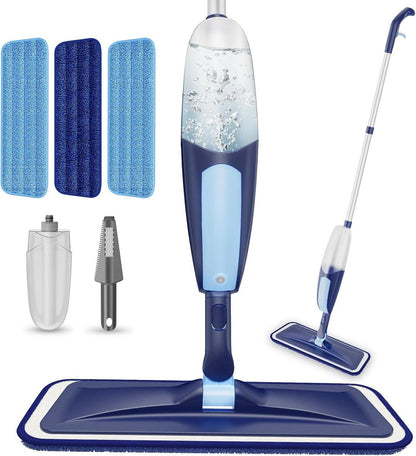 Sprühwischer Bodenmopp mit saugfähigen Mikrofaserpads