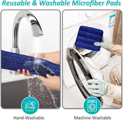 Bodenwischer 550ML Sprühfunktion Mop mit Mikrofaser Pads