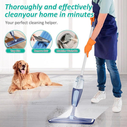 Sprühwischer Bodenwischer mit wassertank und Mikrofaser Pads