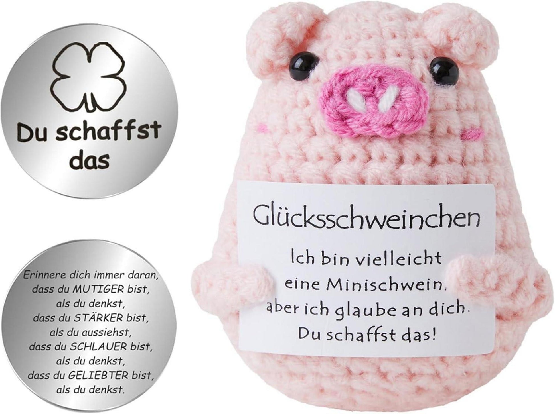 Glücksbringer Kartoffel Positive Pocket Hug Puppe Mutmacher Gute