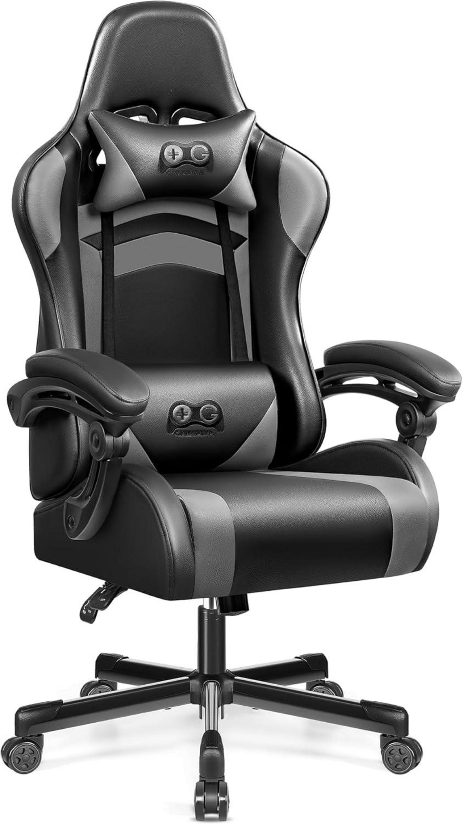 OneGame Ergonomischer Gaming Stuhl, Rücken Computer Gamer