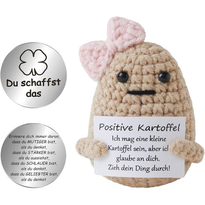 Handgemachte Glücksbringer positive Kartoffel Puppe (9cm) in