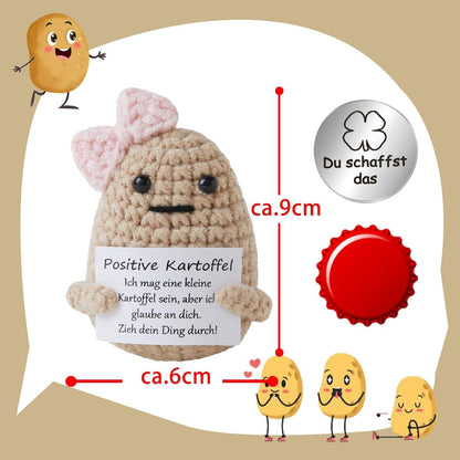 Handgemachte Glücksbringer positive Kartoffel Puppe (9cm) in