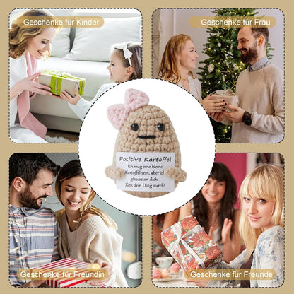 TwoduYoo Pocket Hug Positive Kartoffel Geschenk für Frauen 9 cm