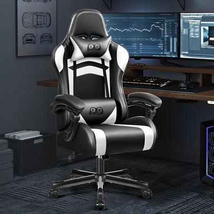 Ergonomischer Gaming Stuhl mit Kopf- und