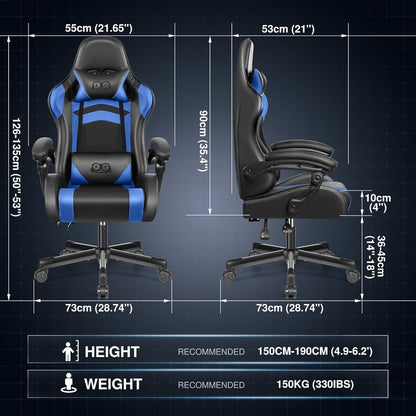 OneGame Ergonomischer Gaming Stuhl höhenverstellbar