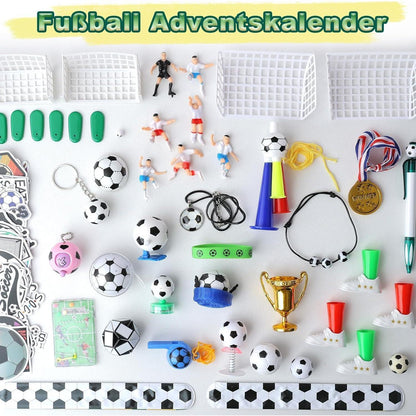 Adventskalender Fußball 2026 mit 24 Spielzeugen für Kinder