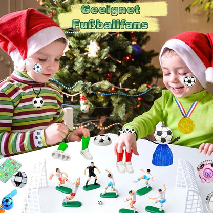 Adventskalender Fußball 2026 mit 24 Spielzeugen für Kinder