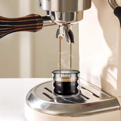 eco Schwarz Doppelwandige 120ml Espressotassen Gläser Set