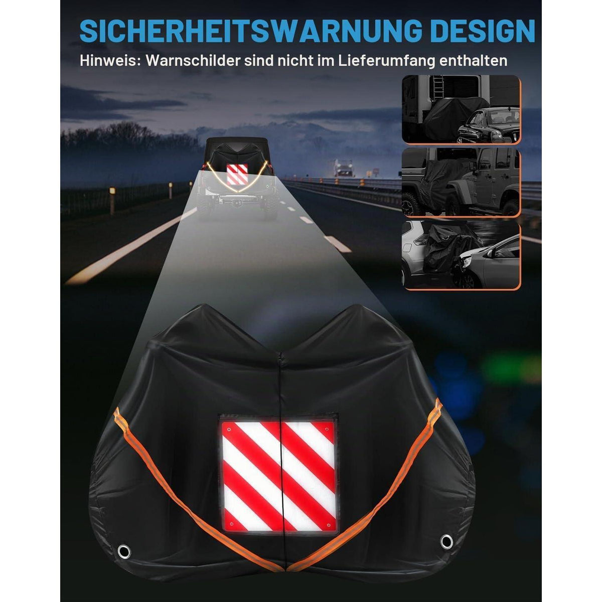 Fahrradabdeckung für 3 Räder – Wetterfest & Reißfest