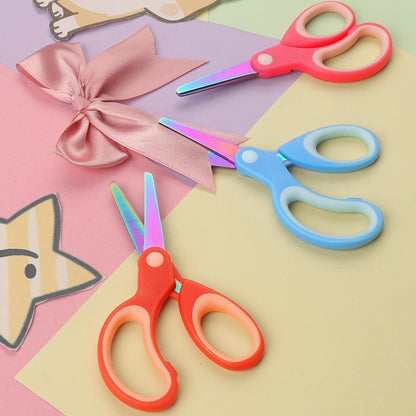 Kinderscheren für Linkshänder Titanbeschichtung 3er Set 13,5cm