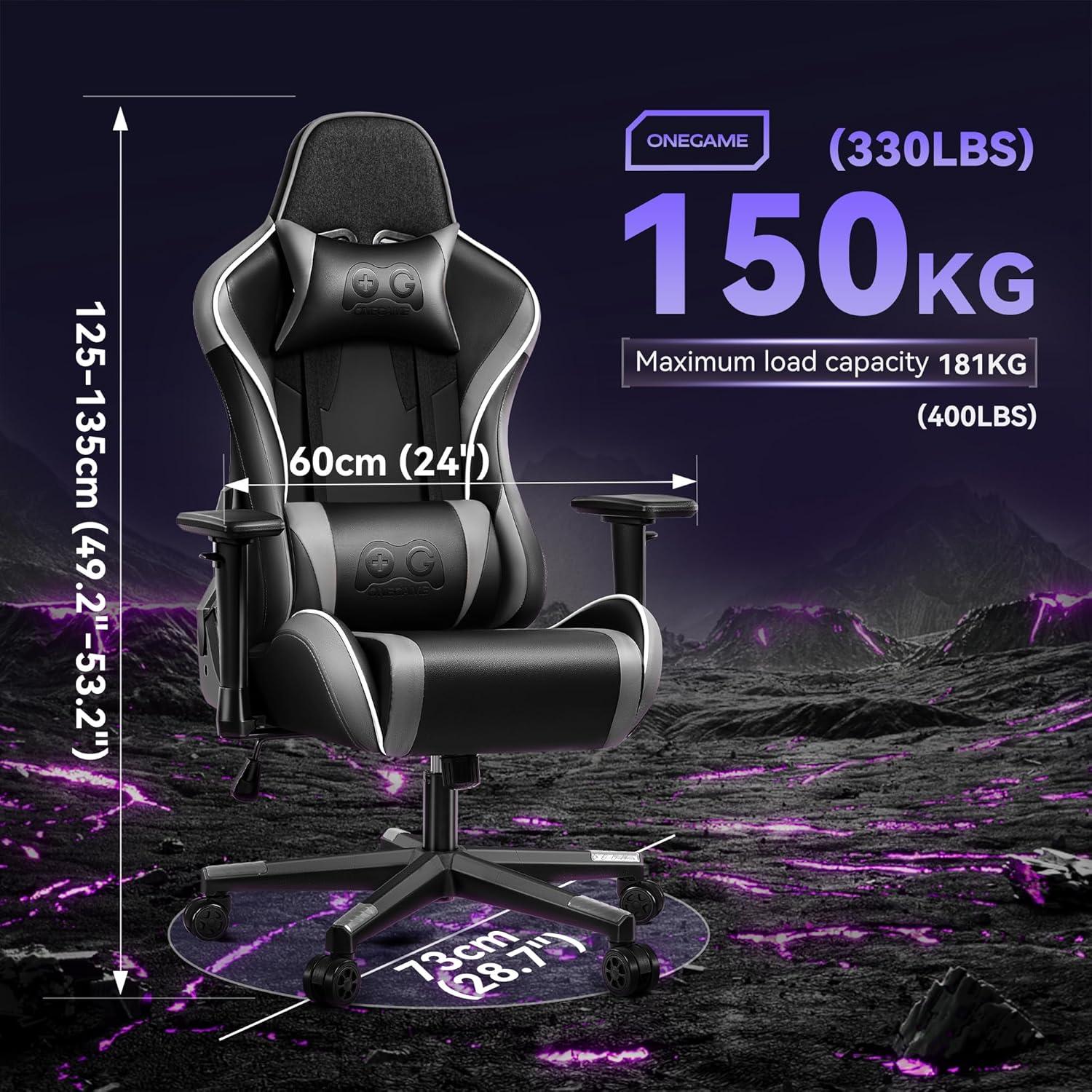 Ergonomischer Gaming Chair 3D Armrests Bürostuhl höhenverstellbar