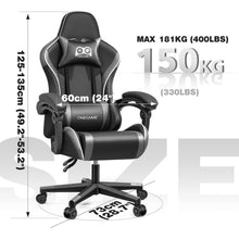 Ergonomischer Gamer Bürostuhl mit verstellbarer Rückenlehne
