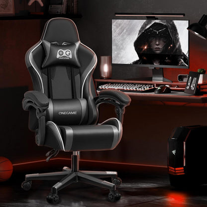 Ergonomischer Gamer Bürostuhl mit verstellbarer Rückenlehne