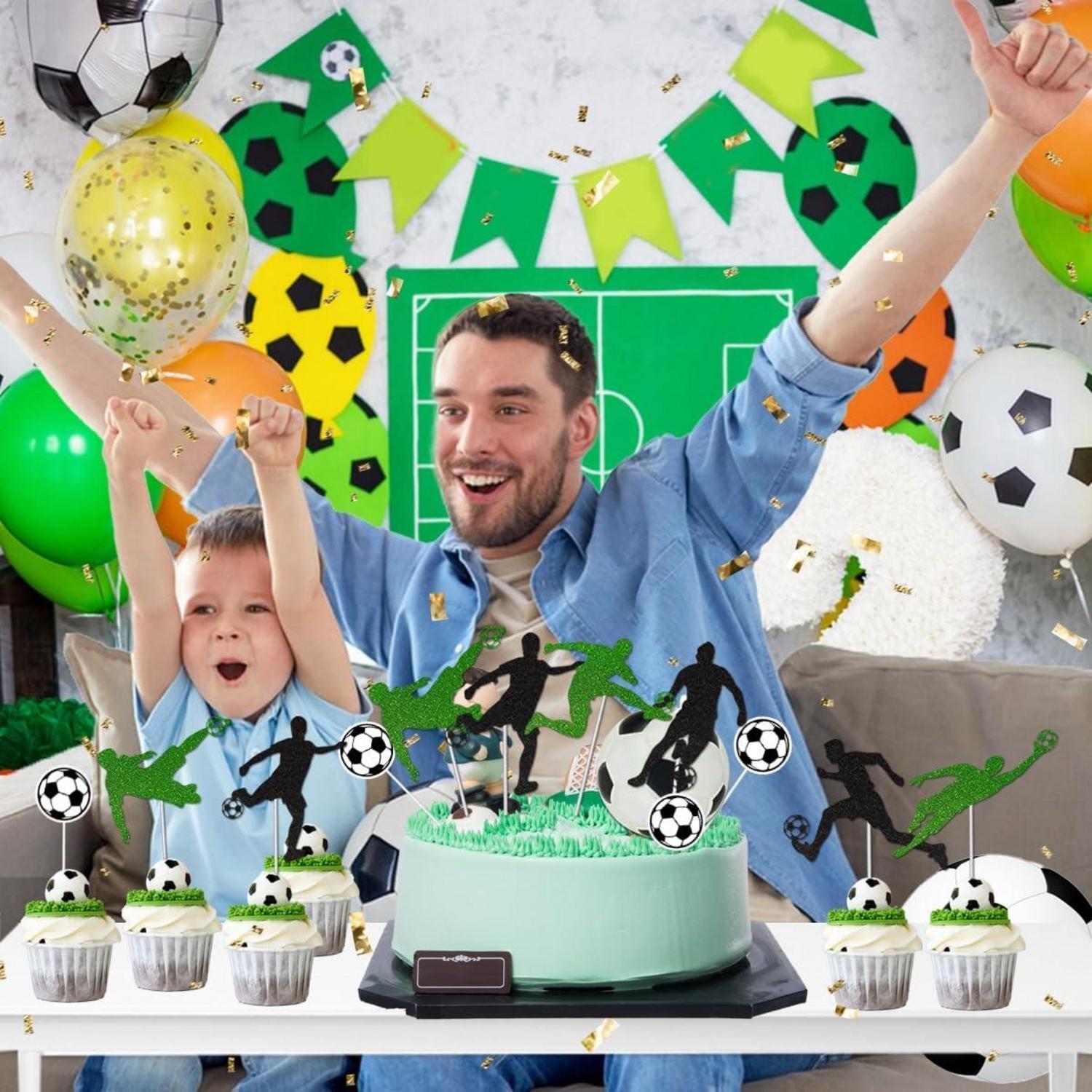 Fußball Tortendeko Cupcake Topper Geburtstag Kinder