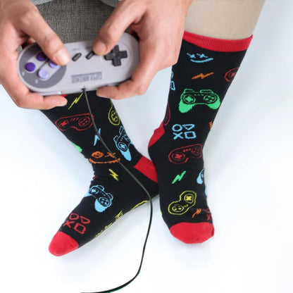 Gaming Socken - Lustig Spruch Gamer Geschenk Männer Frauen