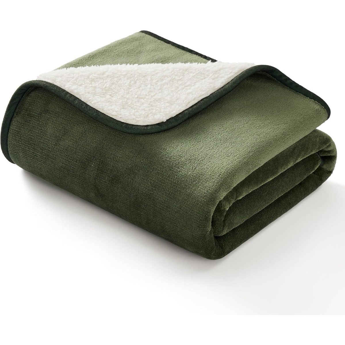 Hundedecke wasserdicht Sherpa Fleece Olivgrün L