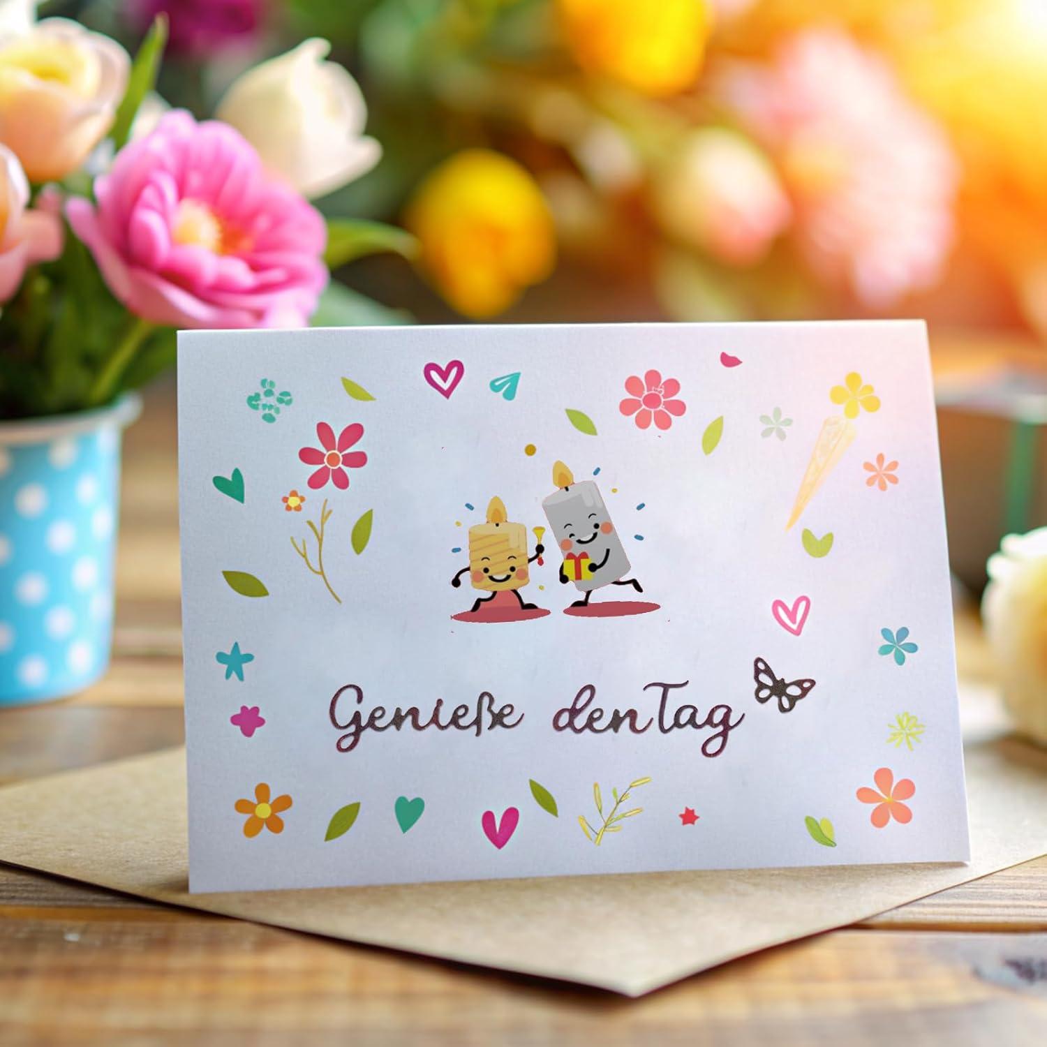 Stanzschablonen Schriften Geburtstag Scrapbooking Karten