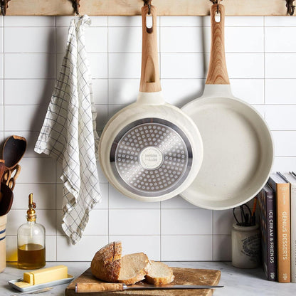 Antihaft Induktion Bratpfannen Set Granit 20cm 24cm 28cm