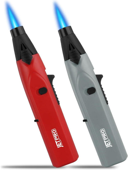 USB Rechargeable Plasma Lighter Windproof Safety Lock Grey Red