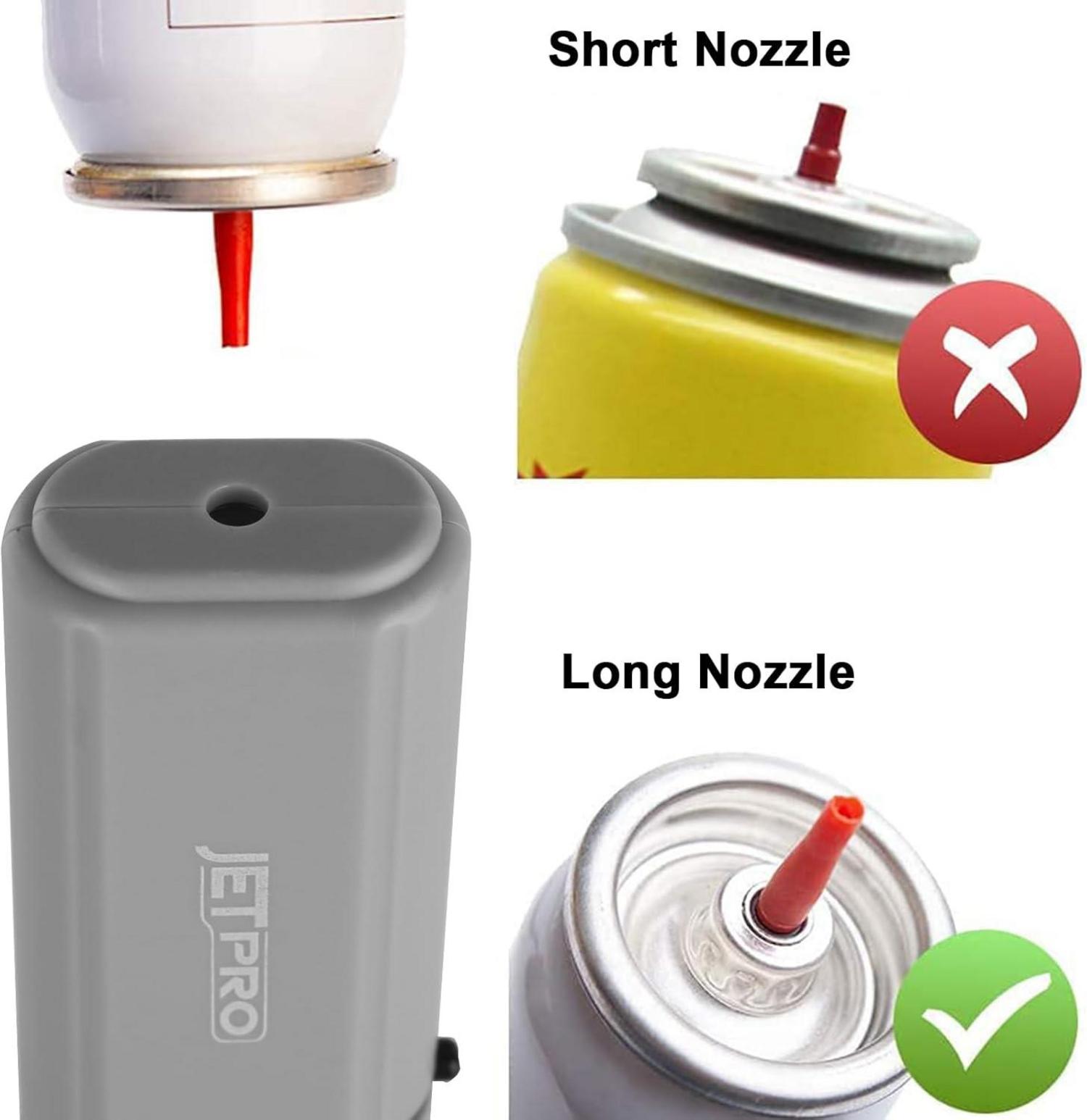 USB Rechargeable Stick Lighter Kitchen Torch Jet Flame Adjustable Safety Lock