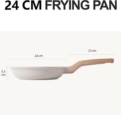 24cm Induktion Antihaft Bratpfanne Granitpfanne mit