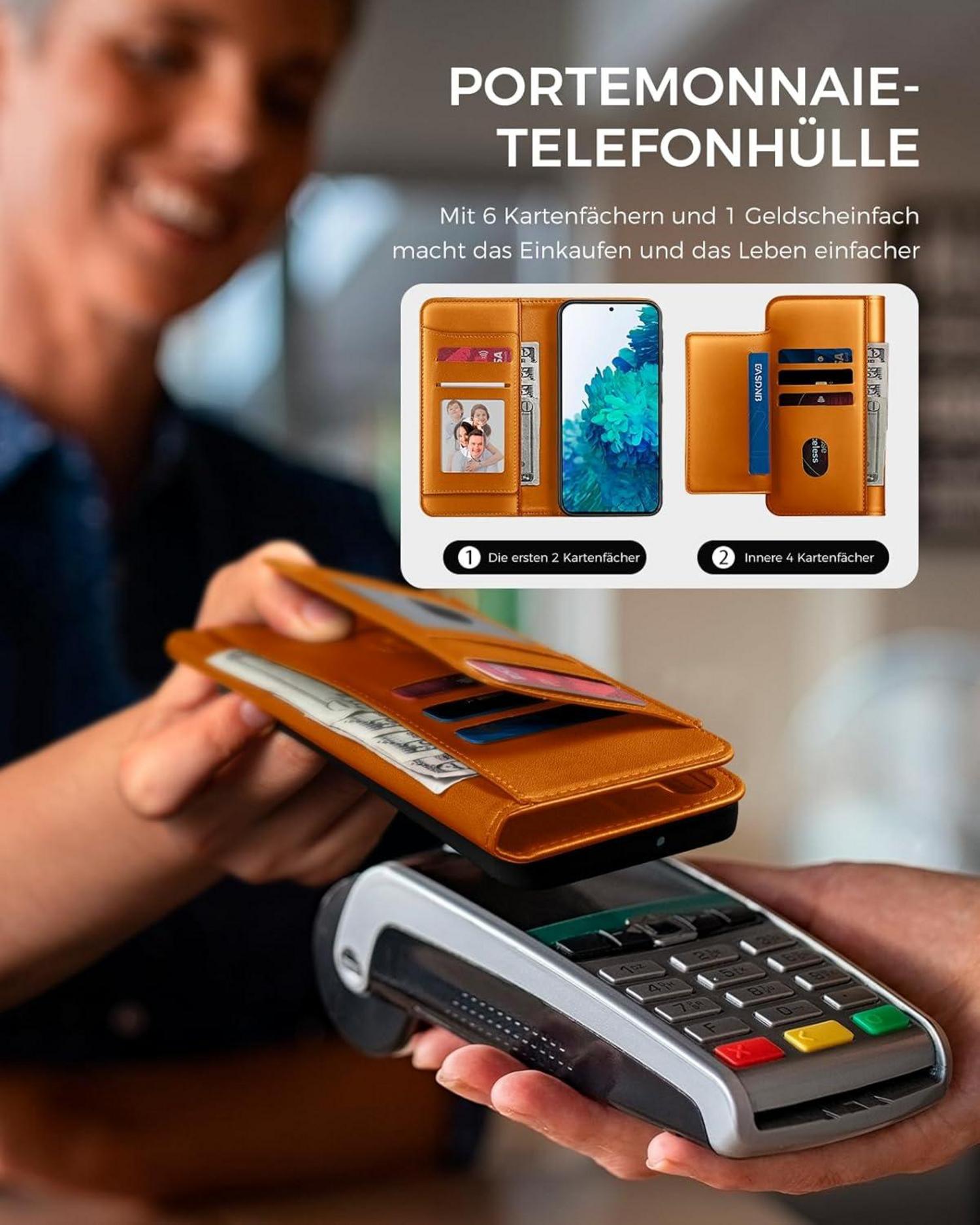 Handyhülle Samsung Galaxy S20 FE RFID Blocker Orange