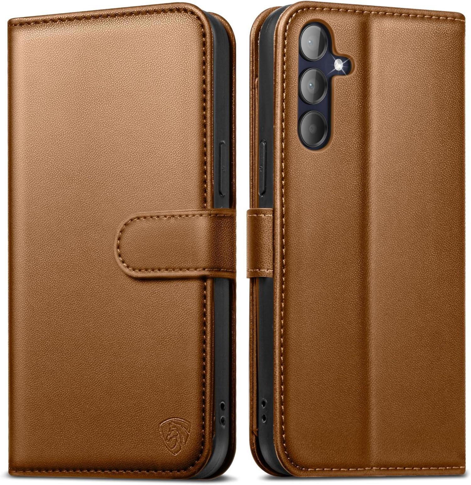 Samsung Galaxy A15 Handyhülle mit RFID Schutz und Kartenfächern