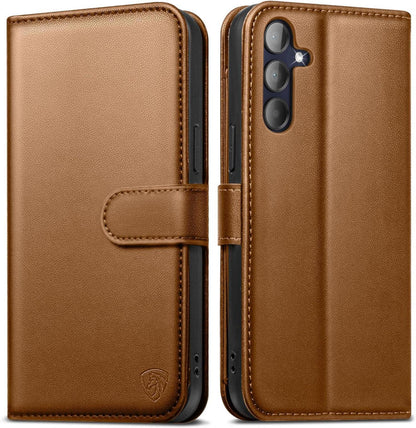 Samsung Galaxy A15 Handyhülle mit RFID Schutz und Kartenfächern