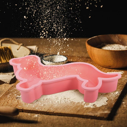 Silikon Kuchenform Dackel – 2er Set für Kuchen & Hundeleckerlies