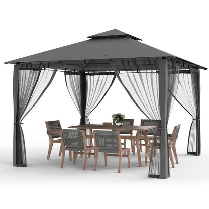 Wasserdichter Gartenpavillon 2.8x2.8m mit Moskitonetz