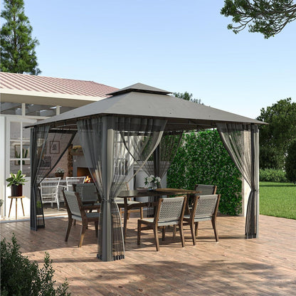 Wasserdichter Gartenpavillon 2.8x2.8m mit Moskitonetz
