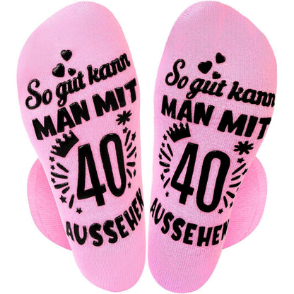 Geburtstag Socken Frauen Baumwolle Warm und Rutschfest