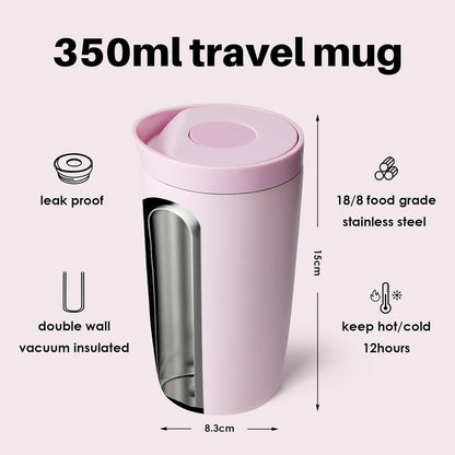 Thermobecher 350ml Auslaufsicherer Isolierbecher Travel Mug Classic