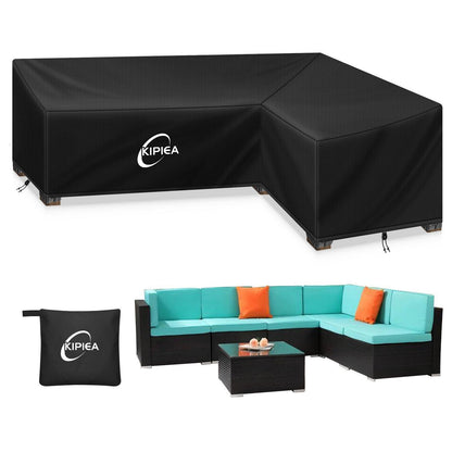 Loungemöbel Abdeckung L-Form Wasserdicht & Winterfest