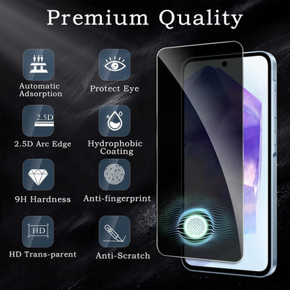 2x Samsung Galaxy A55/A35 Sichtschutzfolie HD 9H Anti-Spy