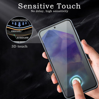 Sichtschutz Samsung Galaxy A55/A35, Anti-Spy Panzer Glas, 9H Härte