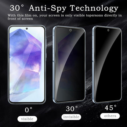 Sichtschutz Panzerglasfolie Samsung Galaxy A55/A35 9H HD Schutzfolie