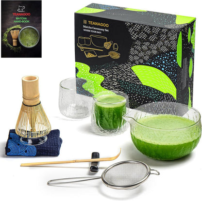 Matcha Zubereitungsset Schneebesen Schale Ausgießer Teezeremonie5049